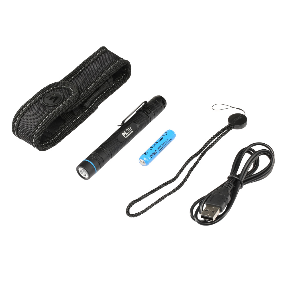 Walther PL31R LED Taschenlampe 250 Lumen schwarz Bild 1