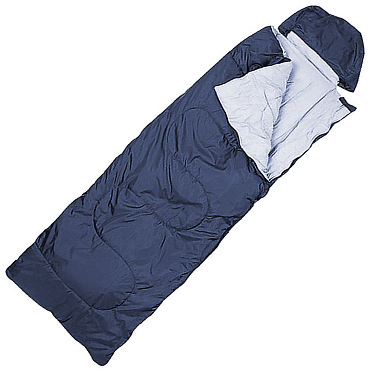 Mil-Tec Schlafsack Pilot mit Kopfkissen navy Bild 1