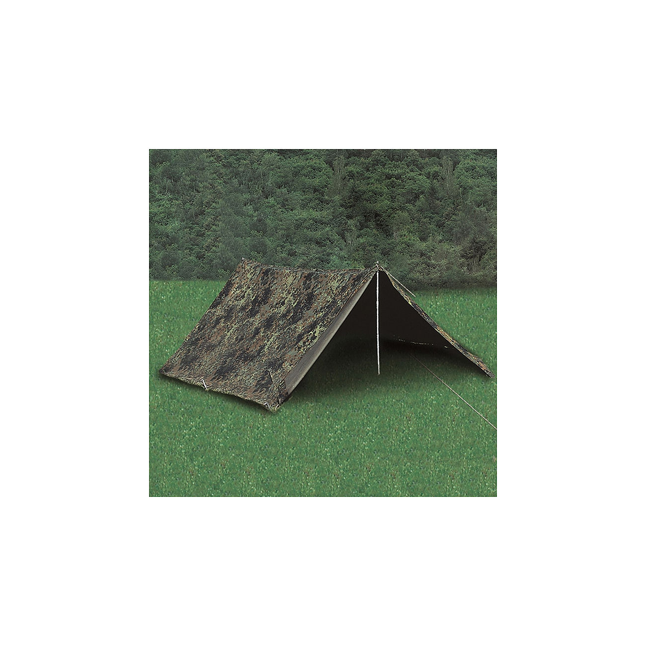 original gebraucht Bundeswehr Zelt Flecktarn