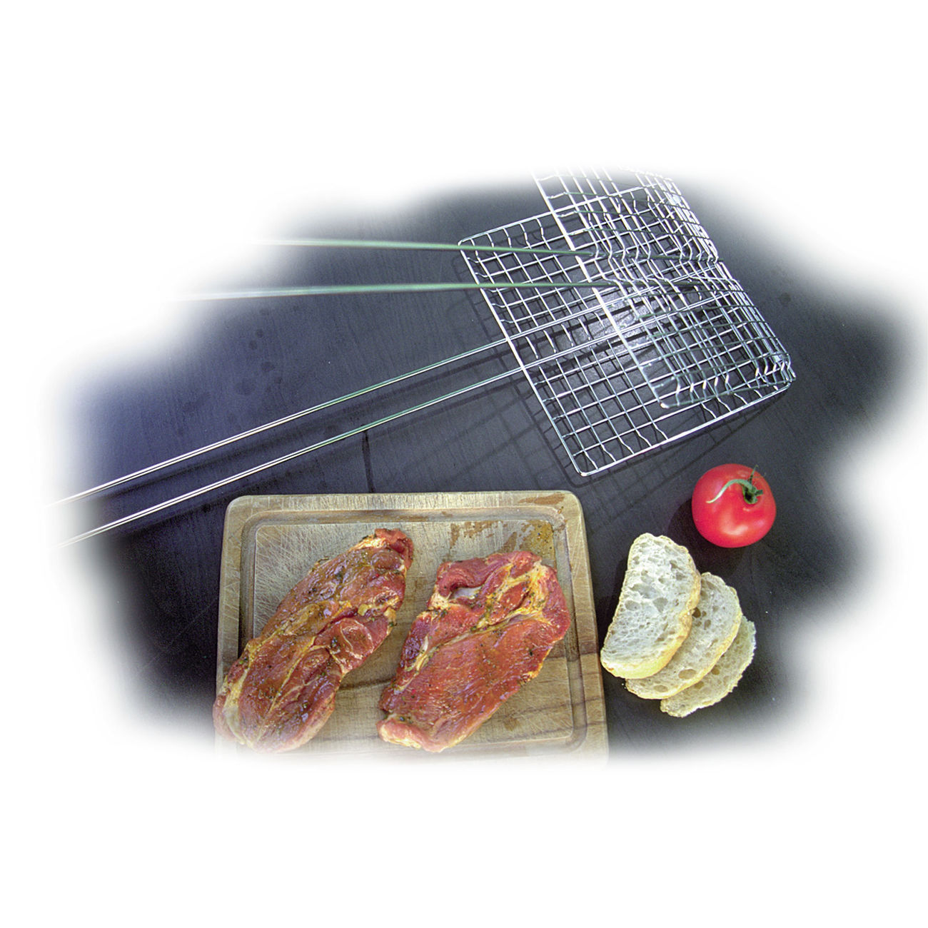 Coghlans Handgrill Broiler fr offenes Feuer Bild 1