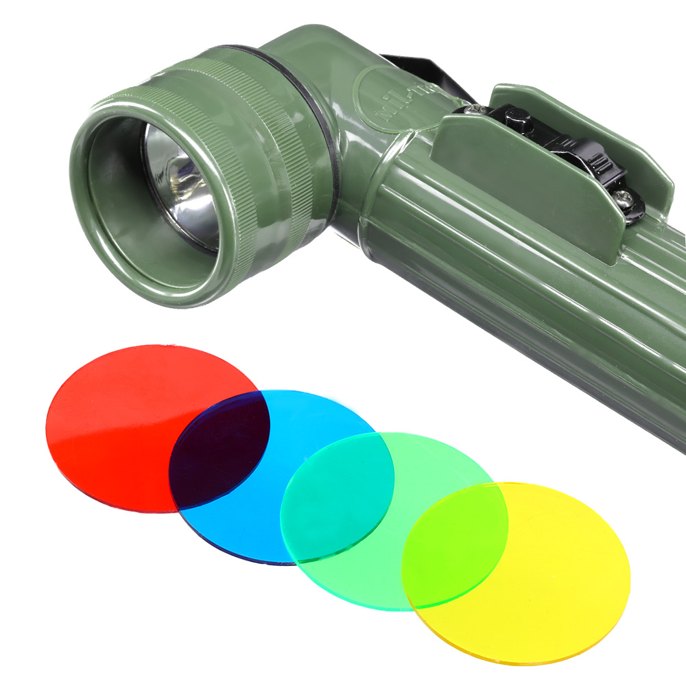 Winkelstablampe gro oliv Bild 1