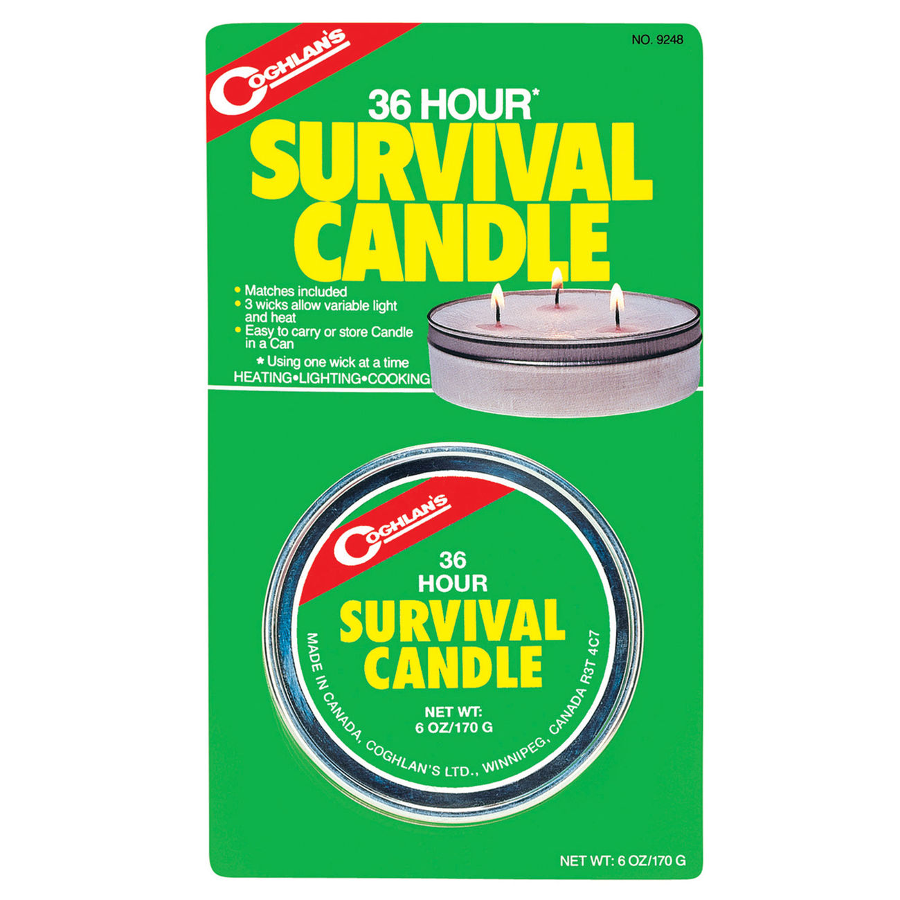 Coghlans Survival Kerze, Brenndauer bis zu 36 Stunden Bild 1