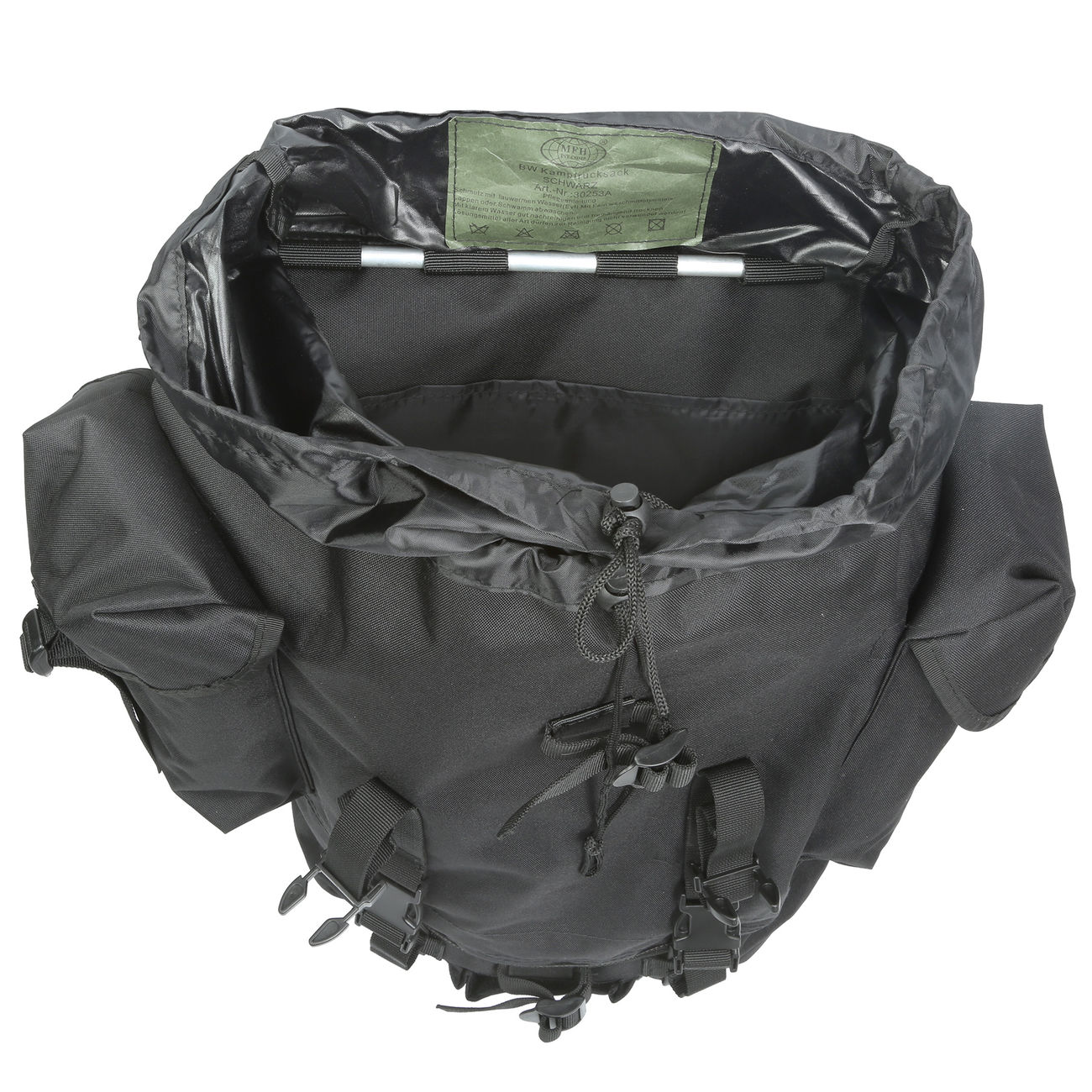 BW-Kampfrucksack schwarz, Imp. ca. 65 Liter Bild 7