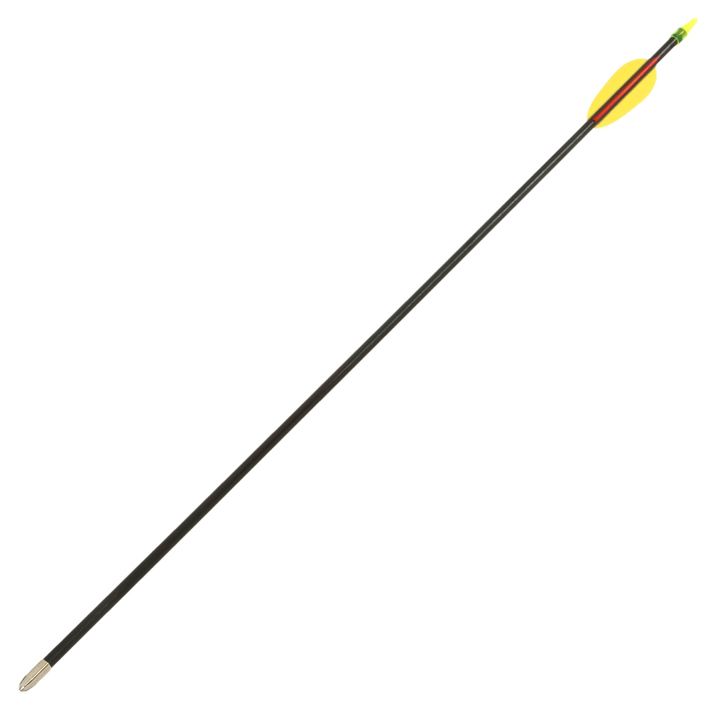 MK Bogenpfeil Fiberglas 26 Zoll Schwarz Bild 1