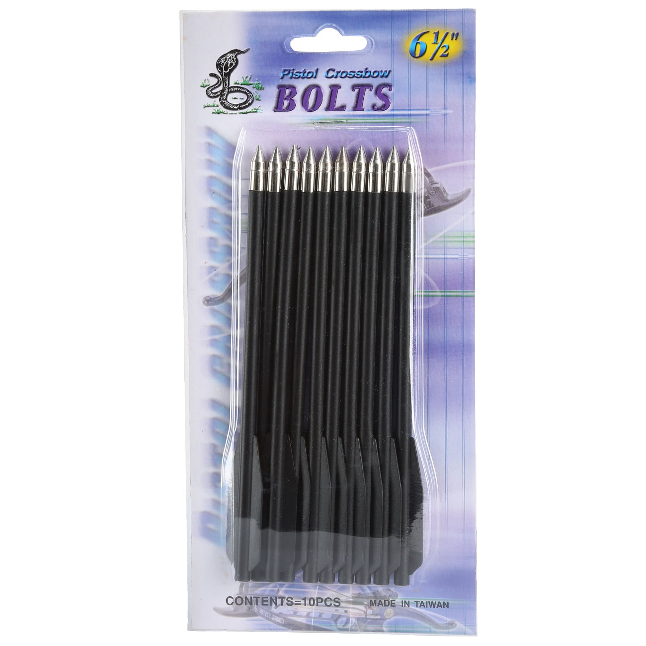 Armbrustbolzen Cobra Kunststoff 6 1/2 Zoll 10er Pack schwarz fr Pistolenarmbrust Bild 6