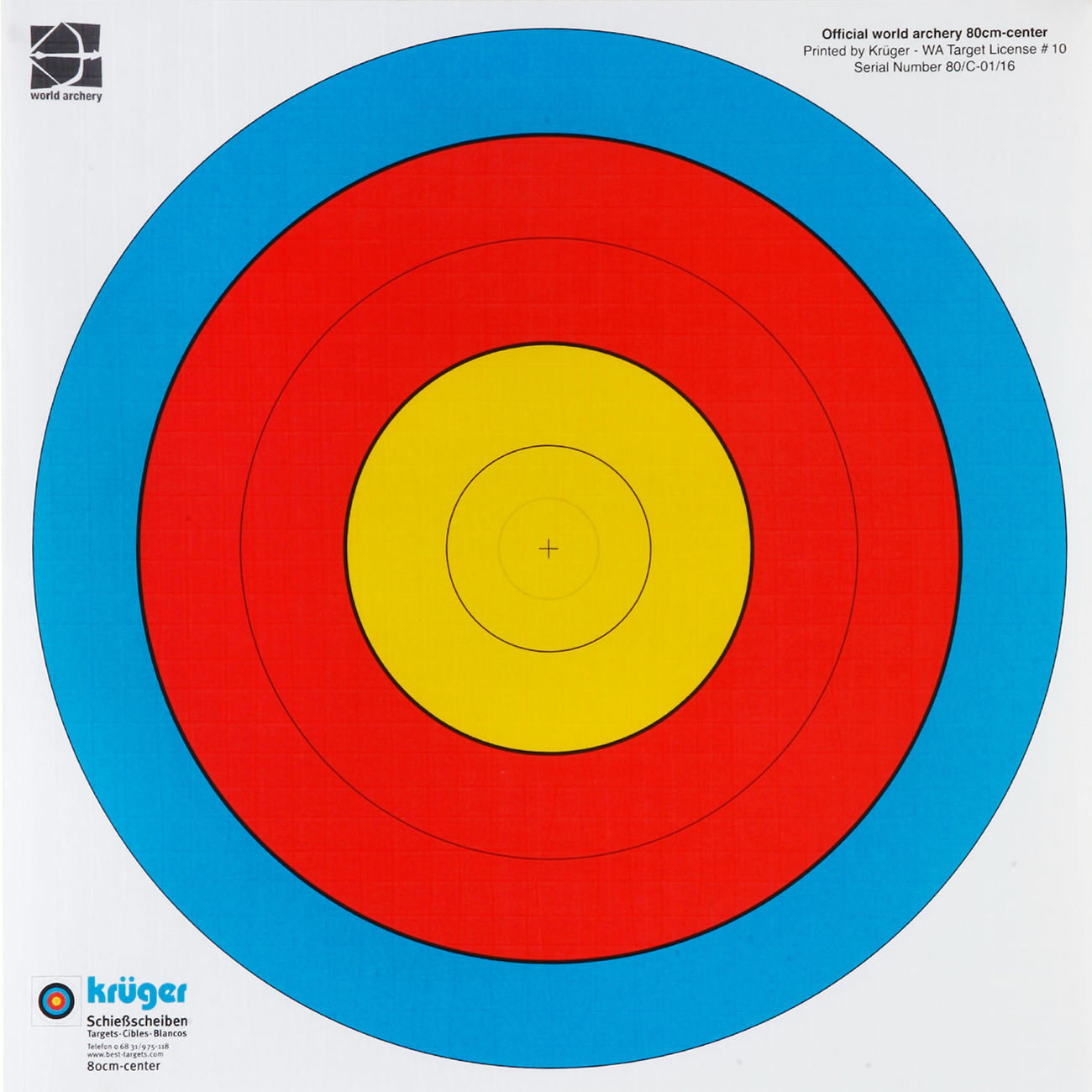 Zielscheibenauflage 40cm