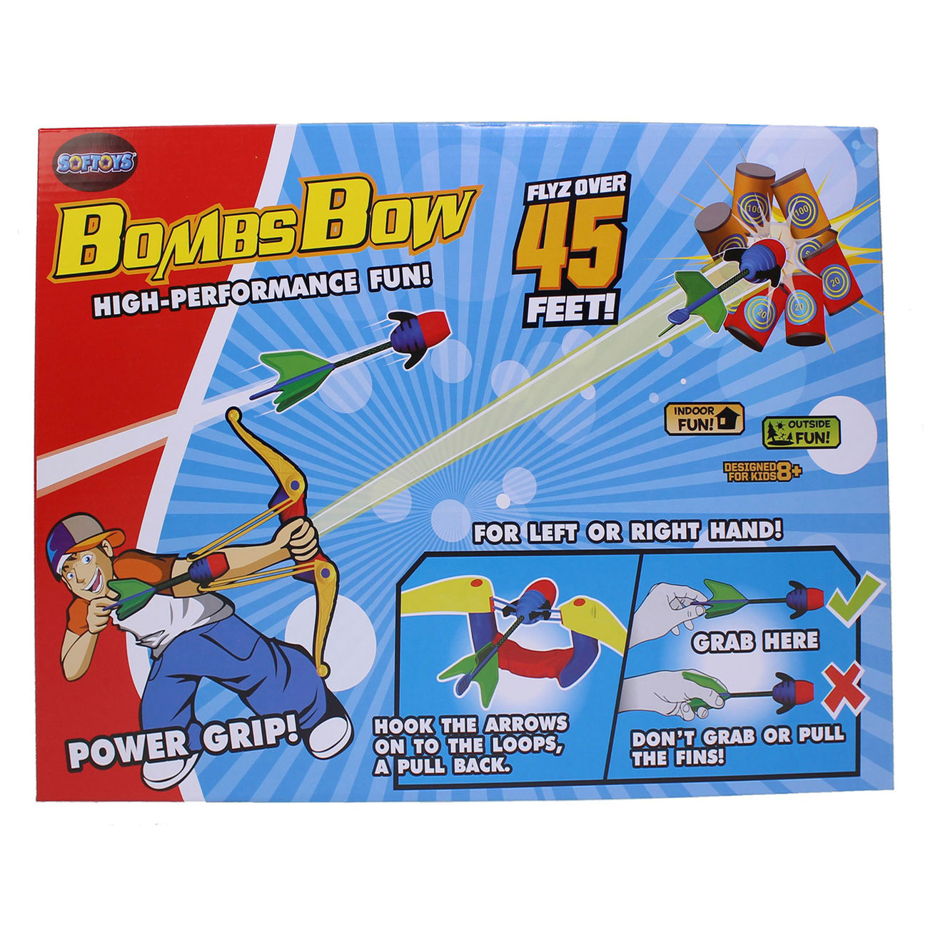 Pfeil und Bogen Bombs Bow mit 2 Pfeilen und Zielobjekten Bild 1