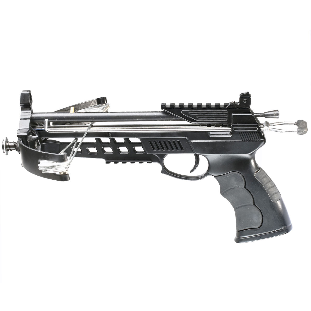 Pistolenarmbrust Cheetah 3A 28 lbs mit Kugelmagazin schwarz inkl. Kugeln, Bolzen und Schnurrollen Bild 1