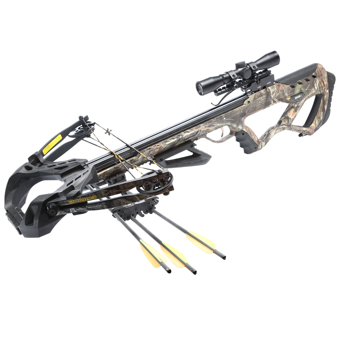 Ersatzteilset Compoundarmbrust Guillotine X Set 185 lbs / 400 fps folium camo