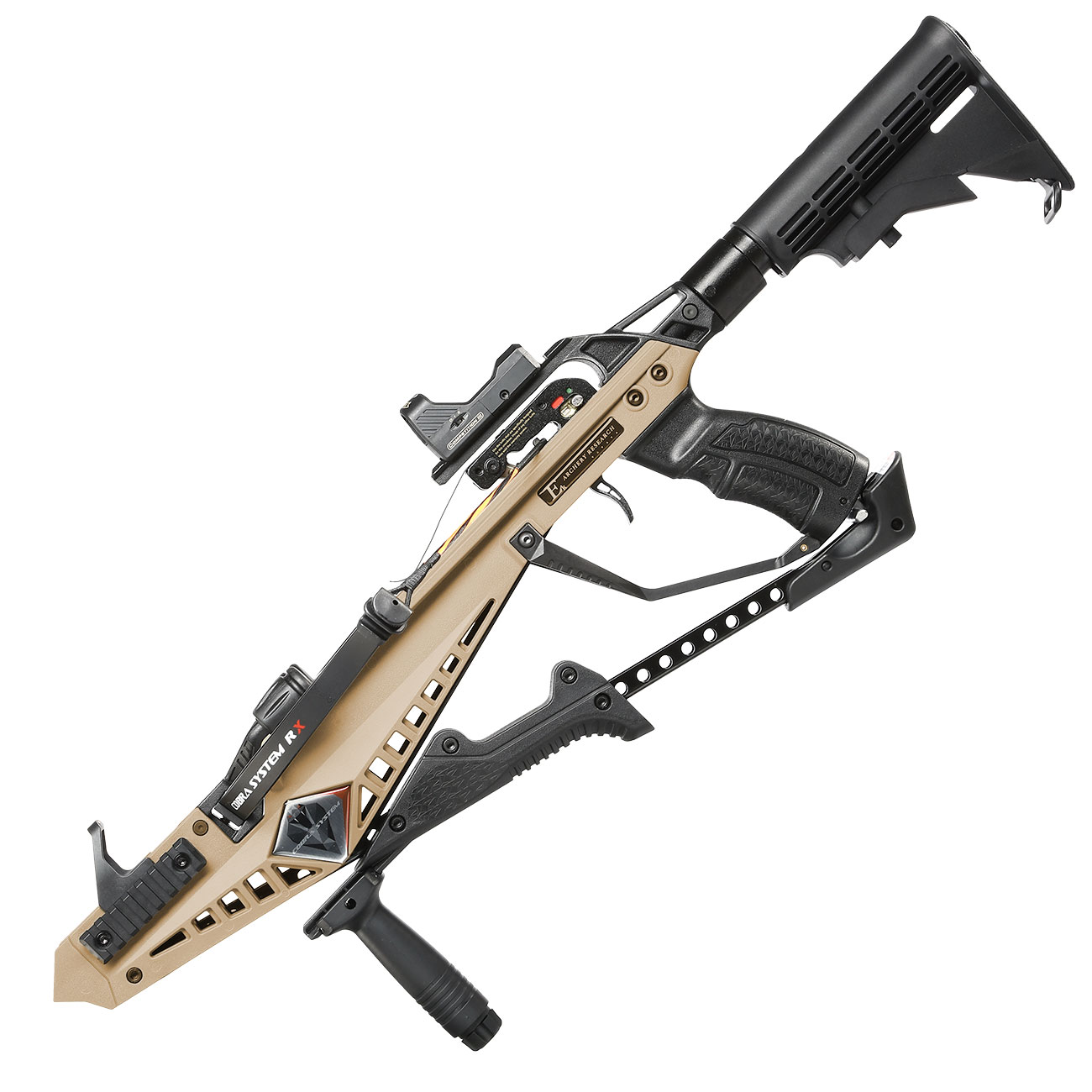 EK Archery Armbrust XBow Cobra R9 RX 130 lbs sand inkl. RedDot und 6 x