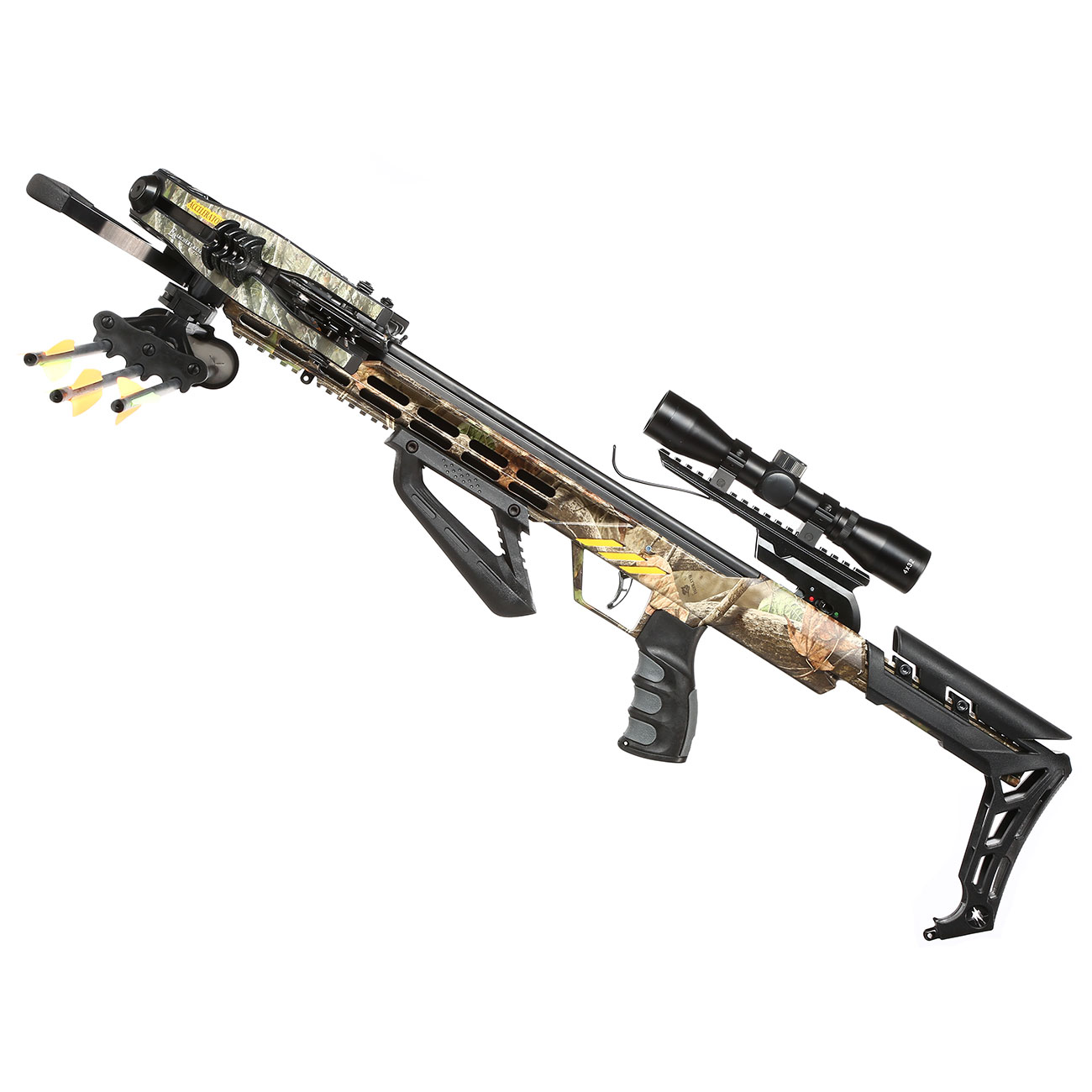 EK Archery Compound Armbrust Accelerator 370+ 185 lbs Komplettset Camo Bild 1