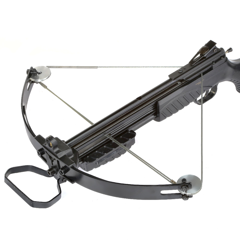 Royal Compound Multifunktions-Armbrust 120 lbs / 180 fps Komplettset mit Kugelmagazin schwarz Bild 4