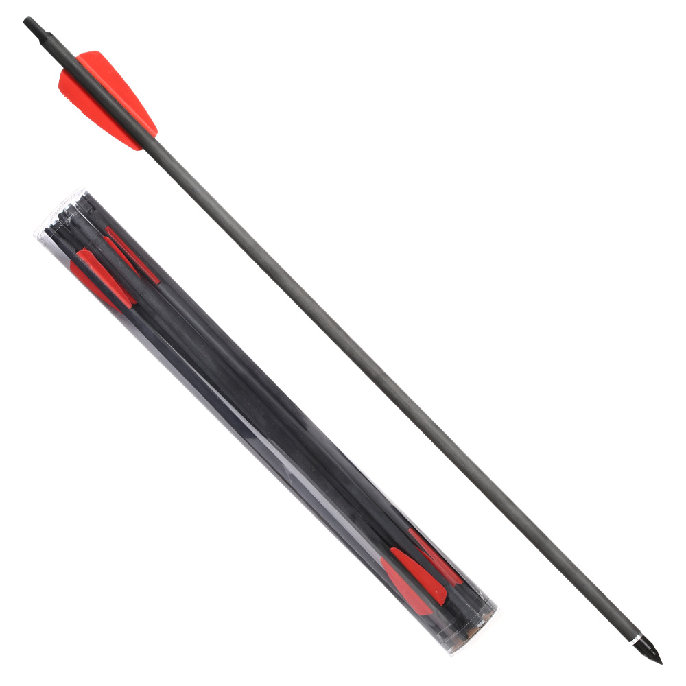 EK Archery Armbrustbolzen 15 Zoll fr Cobra R9/RX schwarz/rot 10 Stck Bild 1