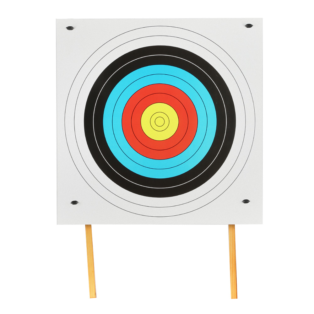 EK Archery Schaumstoff Ziel 60x60x10 cm inkl. Ständer, Zielscheibe, Pins - bis 35 lbs Bild 1