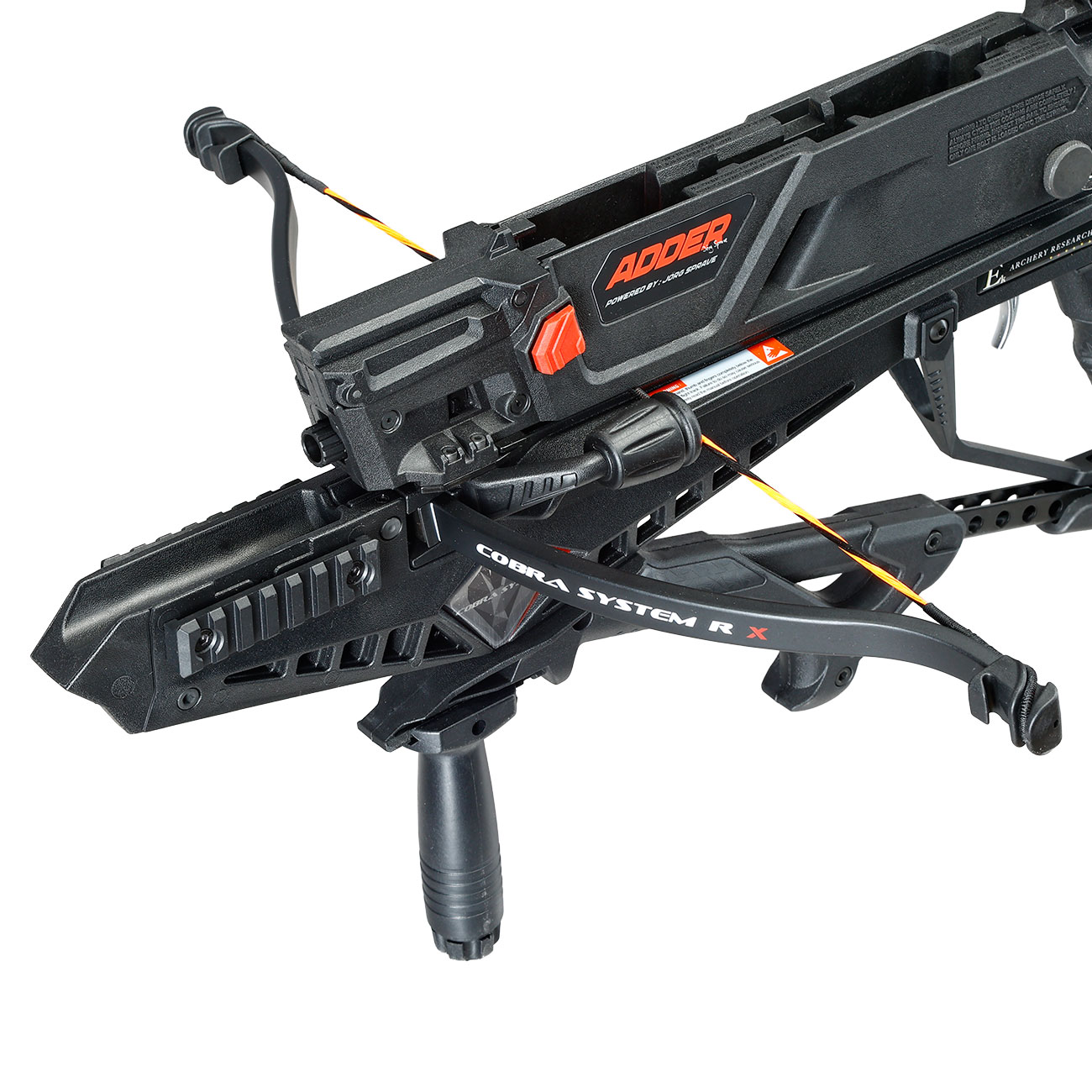 EK Archery Research Repetierarmbrust Cobra System Adder 130 lbs schwarz inkl. RedDot und 5 x Bolzen Bild 7