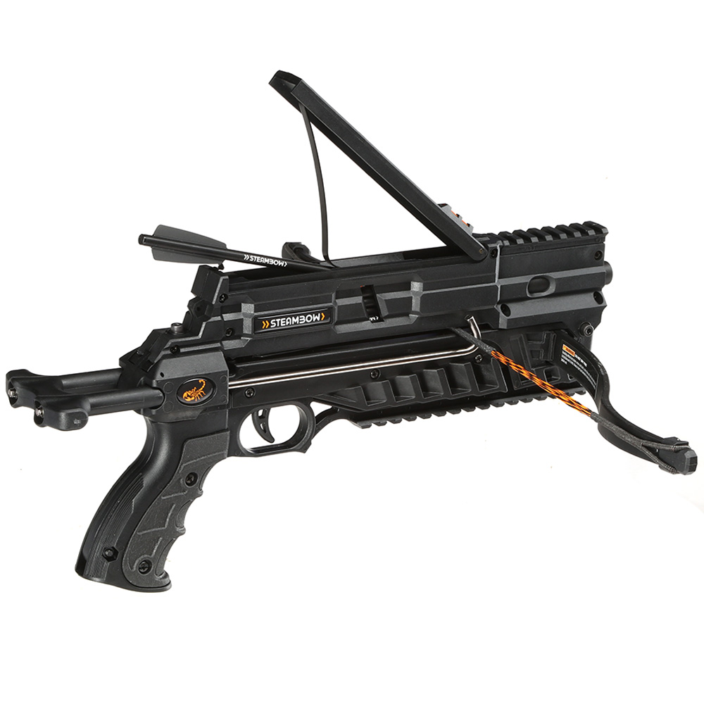 Steambow Repetierarmbrust AR-6 Stinger II Compact mit Magazin 35 lbs schwarz inkl. 6 Pfeile Bild 4