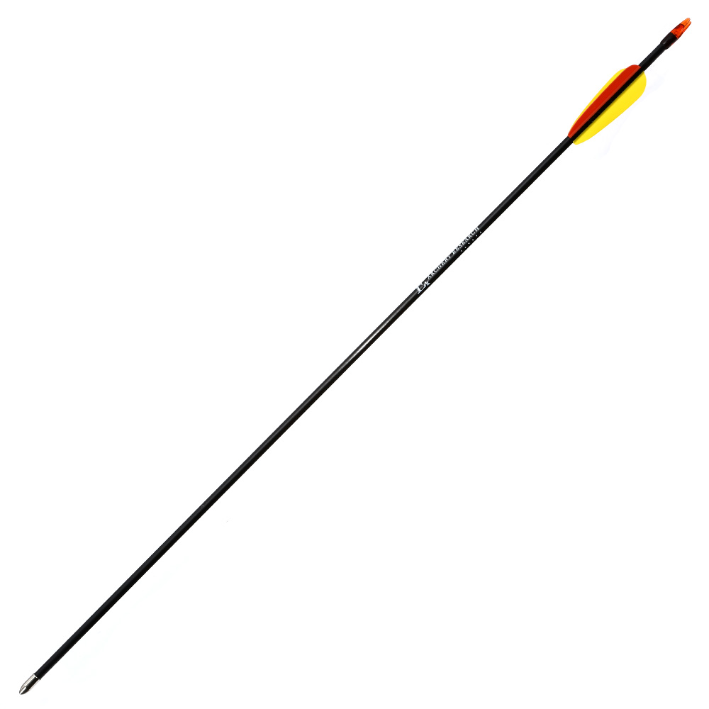 EK Archery Fiberglaspfeil 28 Zoll schwarz