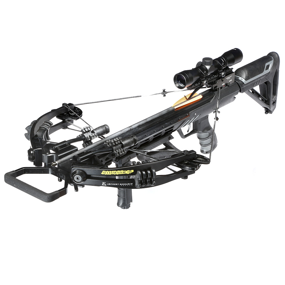 EK Archery Compound Armbrust Accelerator 390+ 185 lbs Komplettset schwarz Bild 1