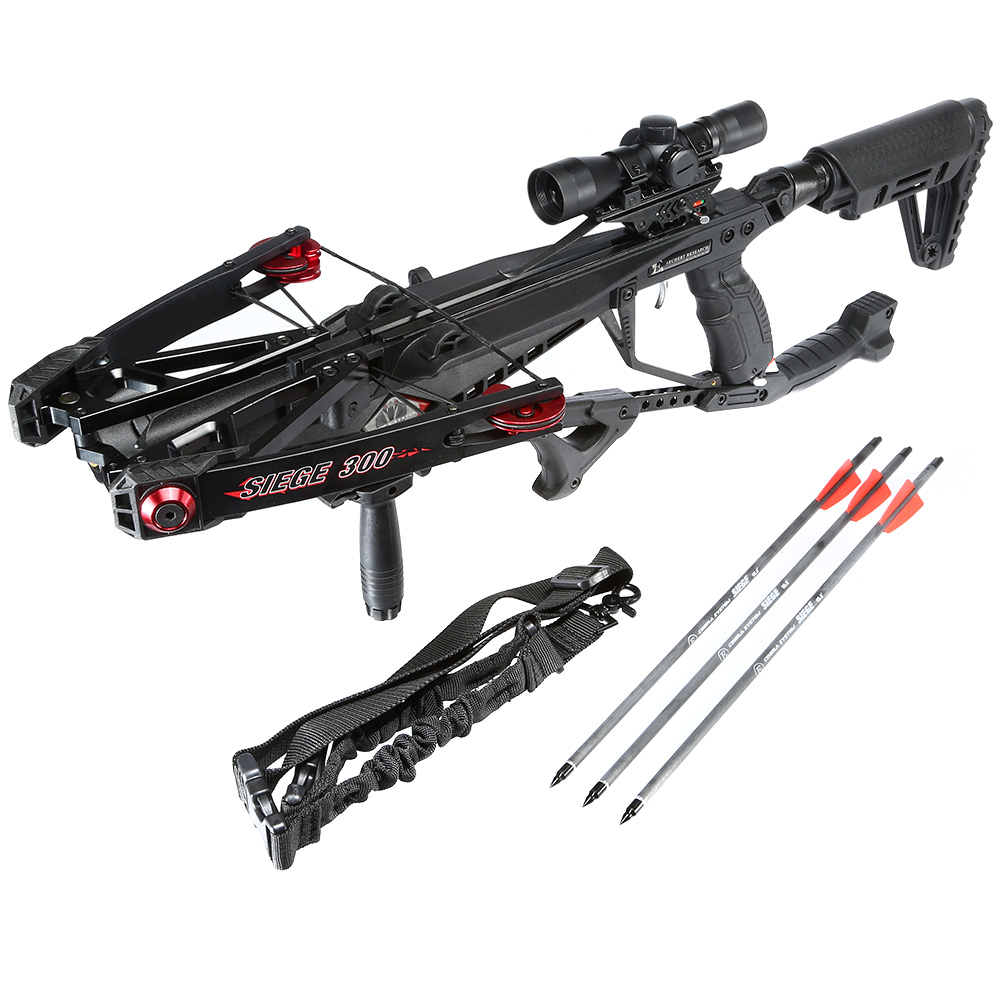 EK Archery Compound Armbrust Siege 150 lbs / 300 fps mit Cobra System Komplettset schwarz Bild 2