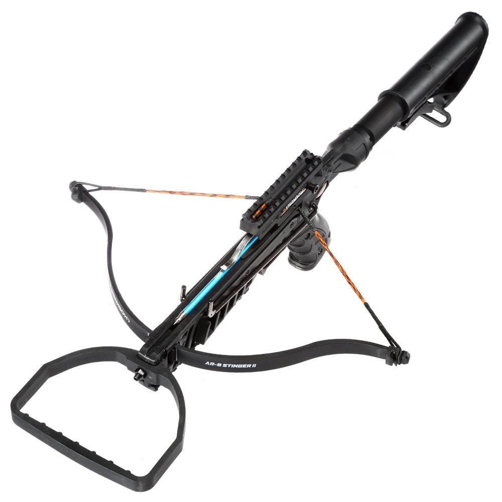 Steambow Repetierarmbrust Stinger II Survival 55 lbs schwarz inkl. 5