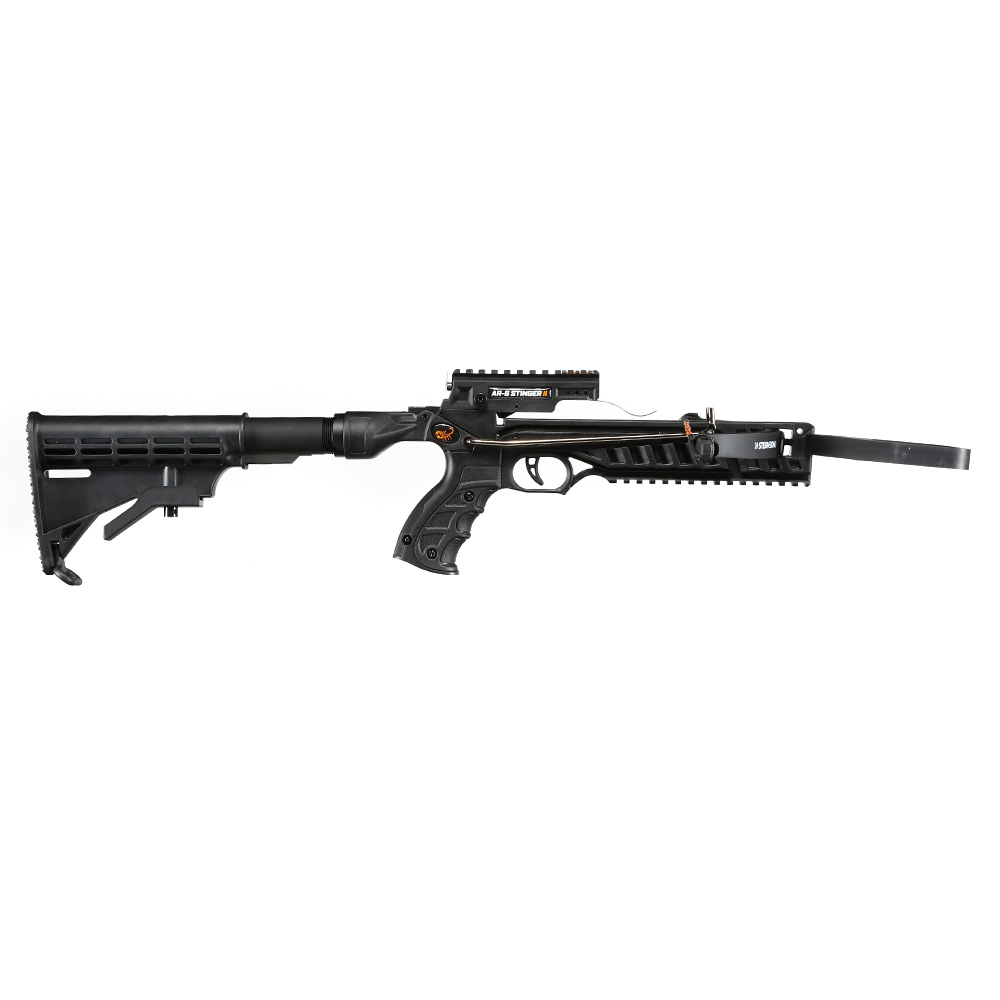 Steambow Repetierarmbrust Stinger II Survival 55 lbs schwarz inkl. 5