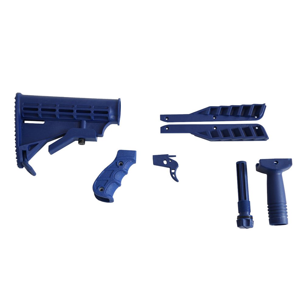 Steambow Customizing Kit fr AR-6 Stinger II blau Schultersttze, Griffschalen, Abzug...