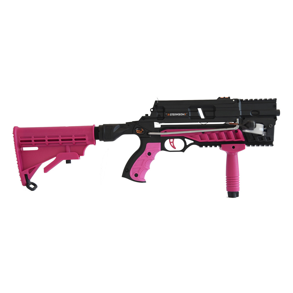 Steambow Customizing Kit fr AR-6 Stinger II pink Schultersttze, Griffschalen, Abzug... Bild 1