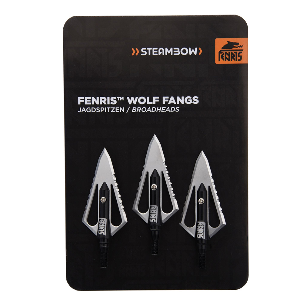 Steambow Jagdspitzen Wolf Fangs 3 Stck Bild 2