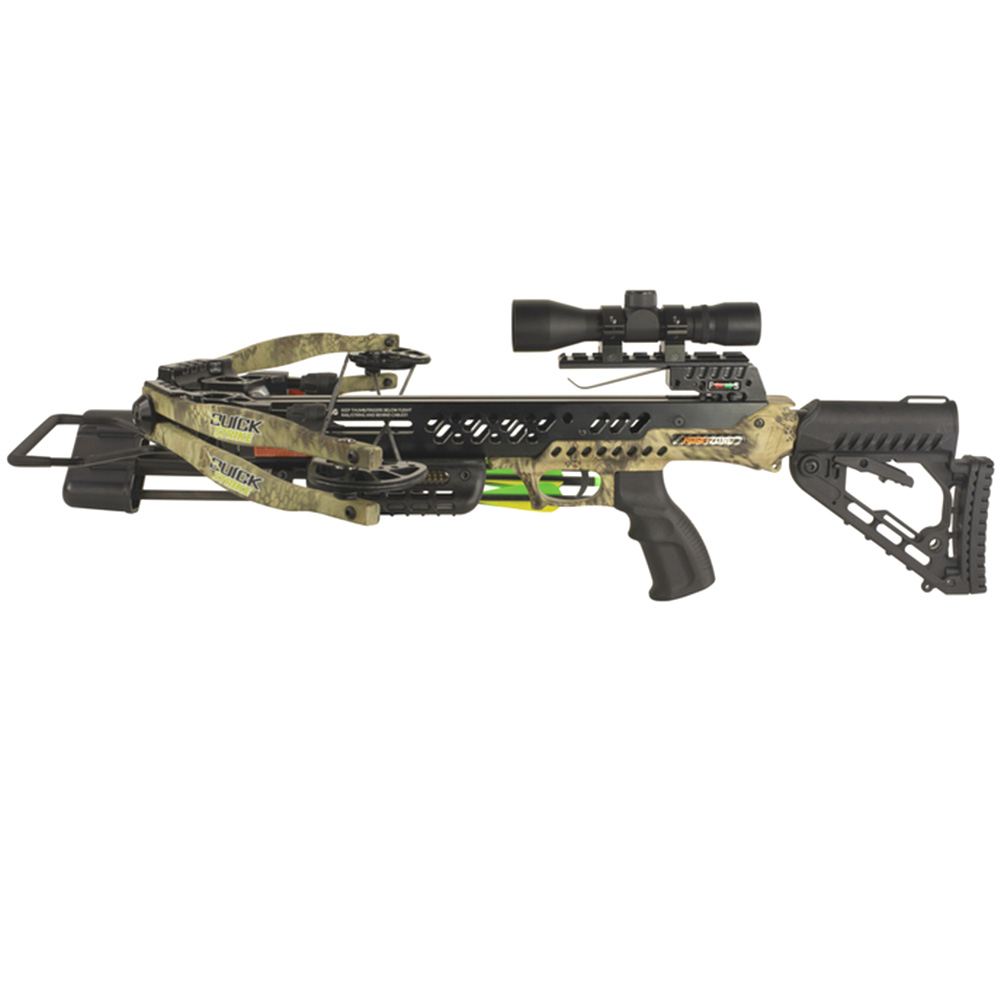 Hori-Zone Compound Armbrust Quick Strike 185 lbs Komplettset camo inkl. 4x32 Zielfernrohr Bild 1
