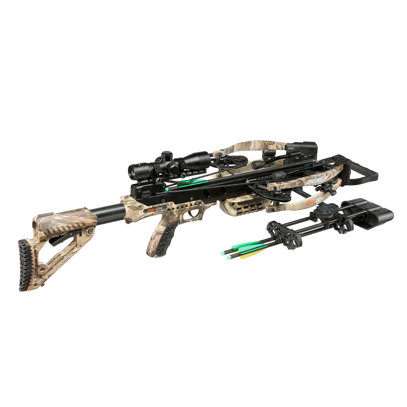 Hori-Zone Compound Armbrust Bedlam 215 lbs Komplettset camo inkl. 4x32 Zielfernrohr Bild 3
