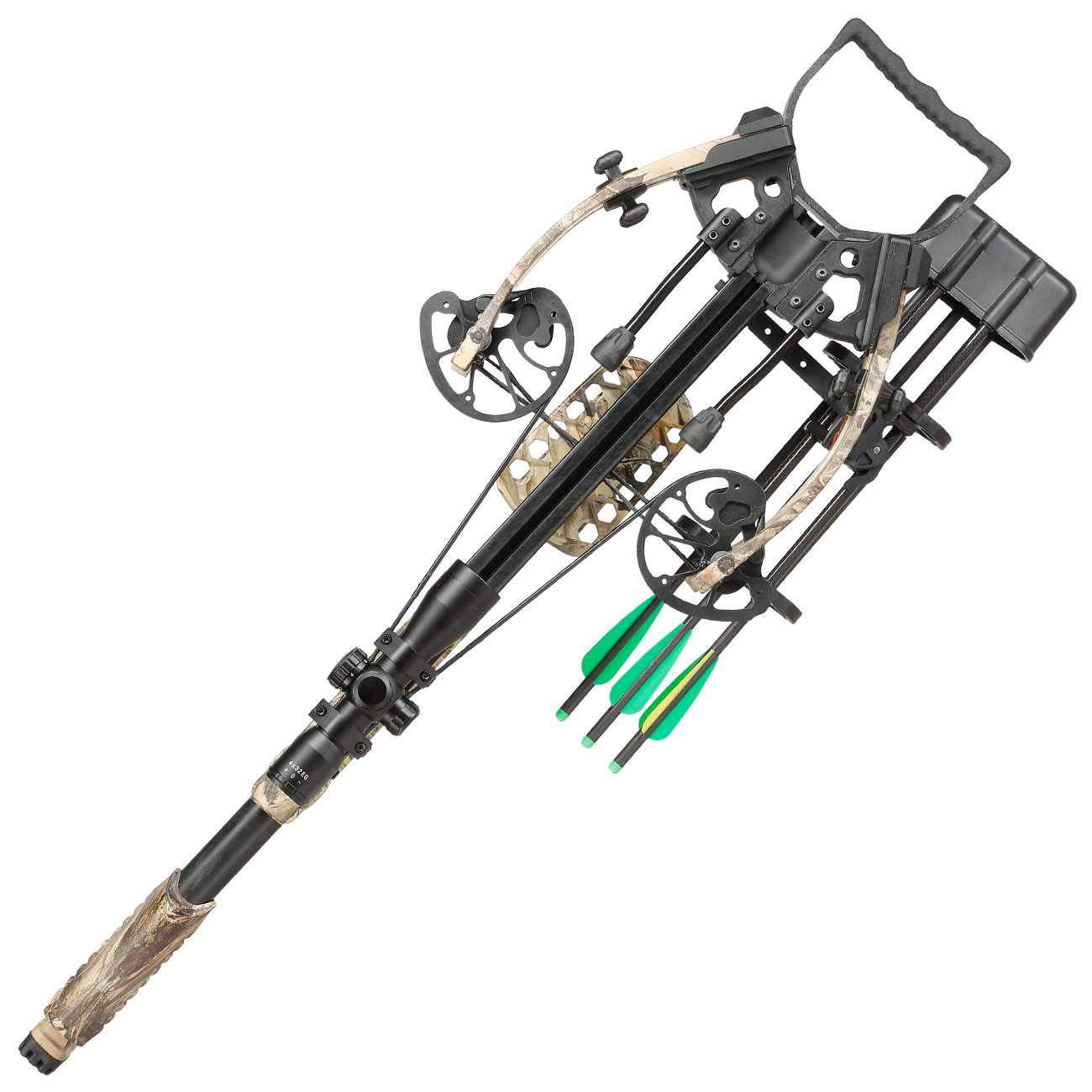 Hori-Zone Compound Armbrust Bedlam 215 lbs Komplettset camo inkl. 4x32 Zielfernrohr Bild 5