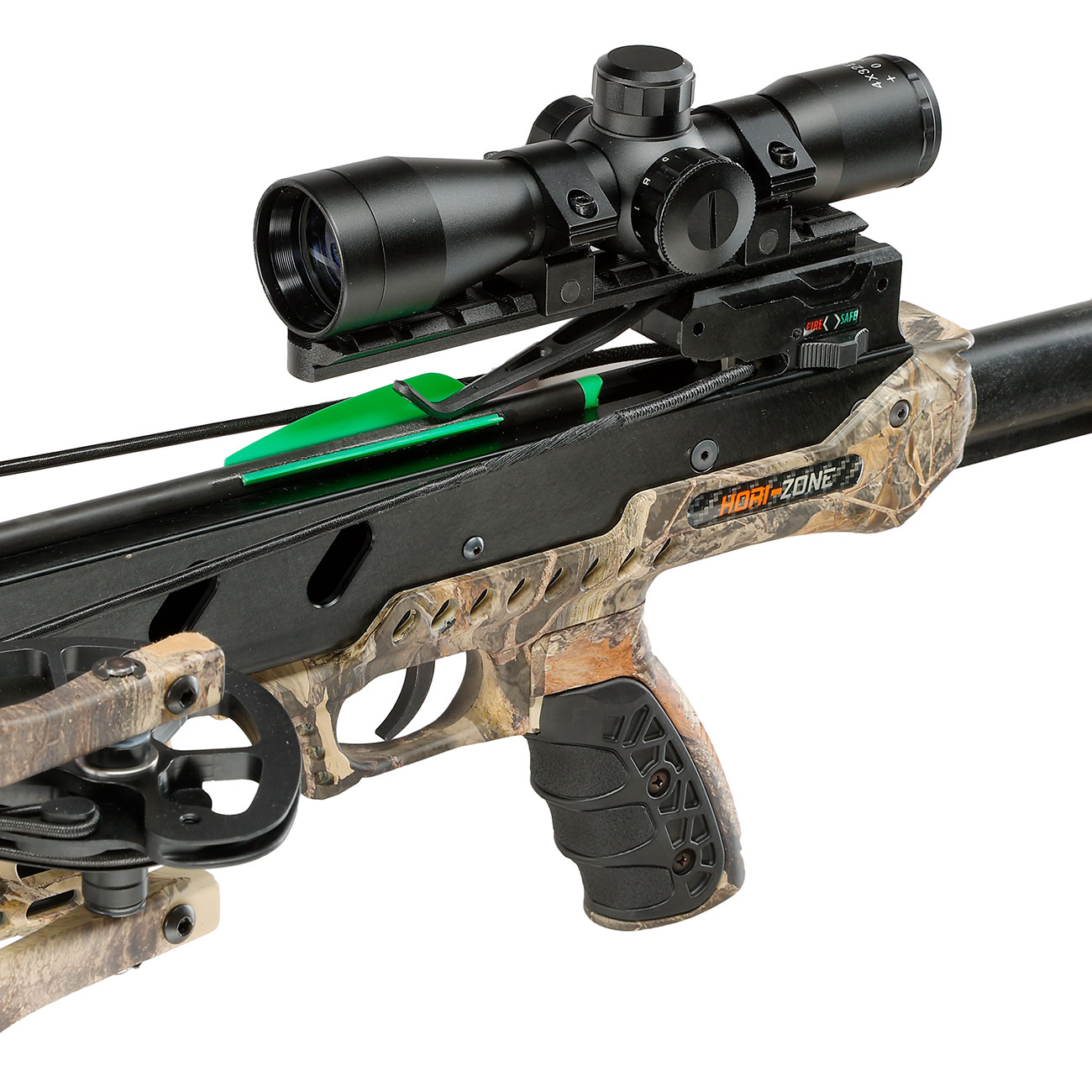 Hori-Zone Compound Armbrust Bedlam 215 lbs Komplettset camo inkl. 4x32 Zielfernrohr Bild 9