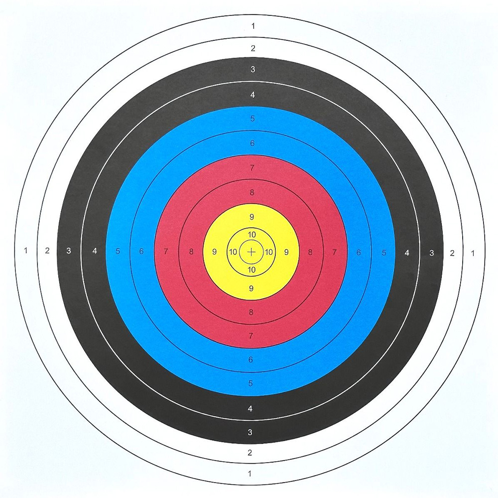 Zielscheibenauflage 43 x 43 cm 10 Stck