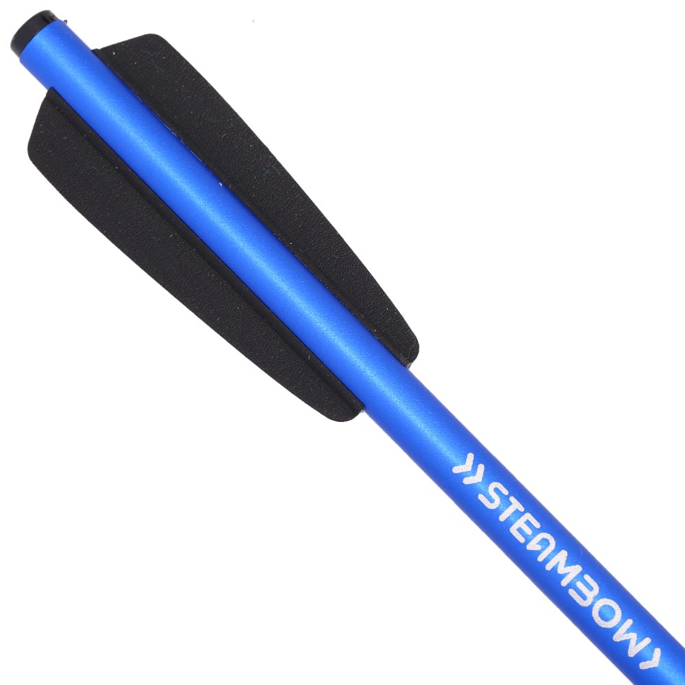 Steambow Bodkinpfeile Sport Edition 6,5 Zoll Aluminium blau/grn 10 Stck mit gehrteter Spitze Bild 1