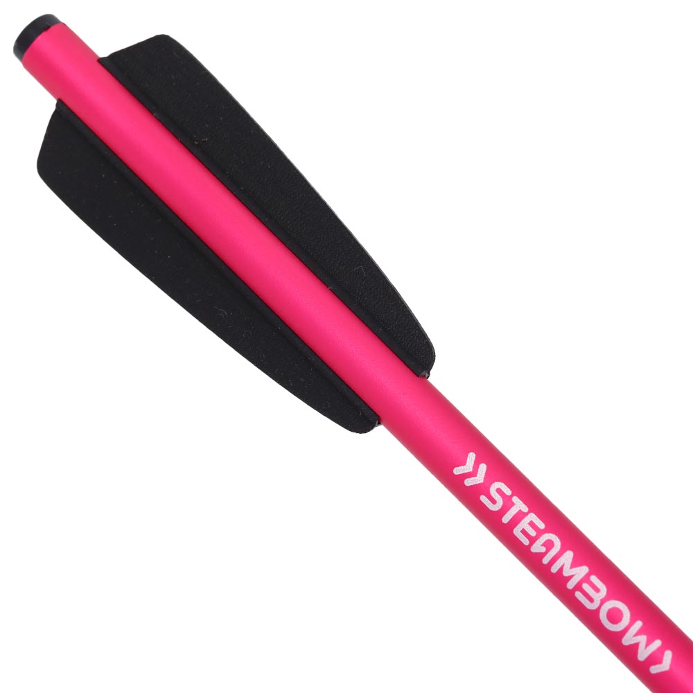 Steambow Bodkinpfeile Sport Edition 6,5 Zoll Aluminium pink/wei 10 Stck mit gehrteter Spitze Bild 1
