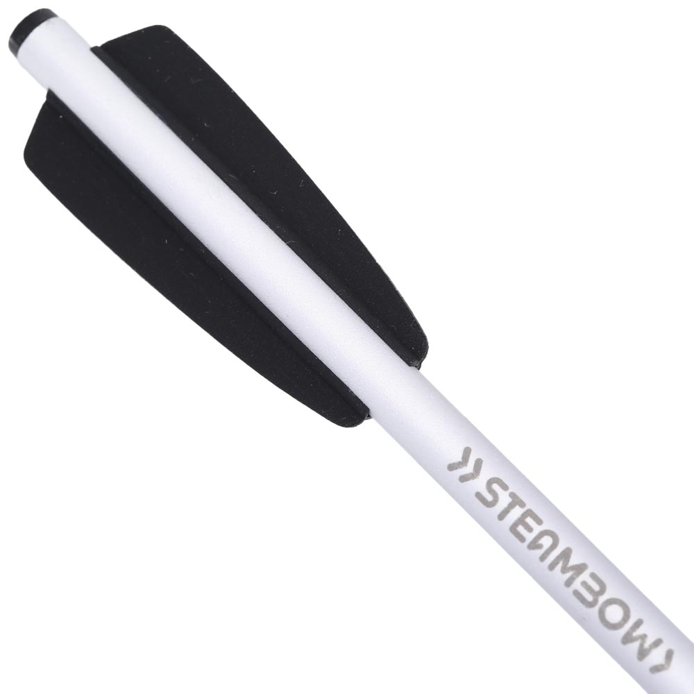 Steambow Bodkinpfeile Sport Edition 6,5 Zoll Aluminium pink/wei 10 Stck mit gehrteter Spitze Bild 1