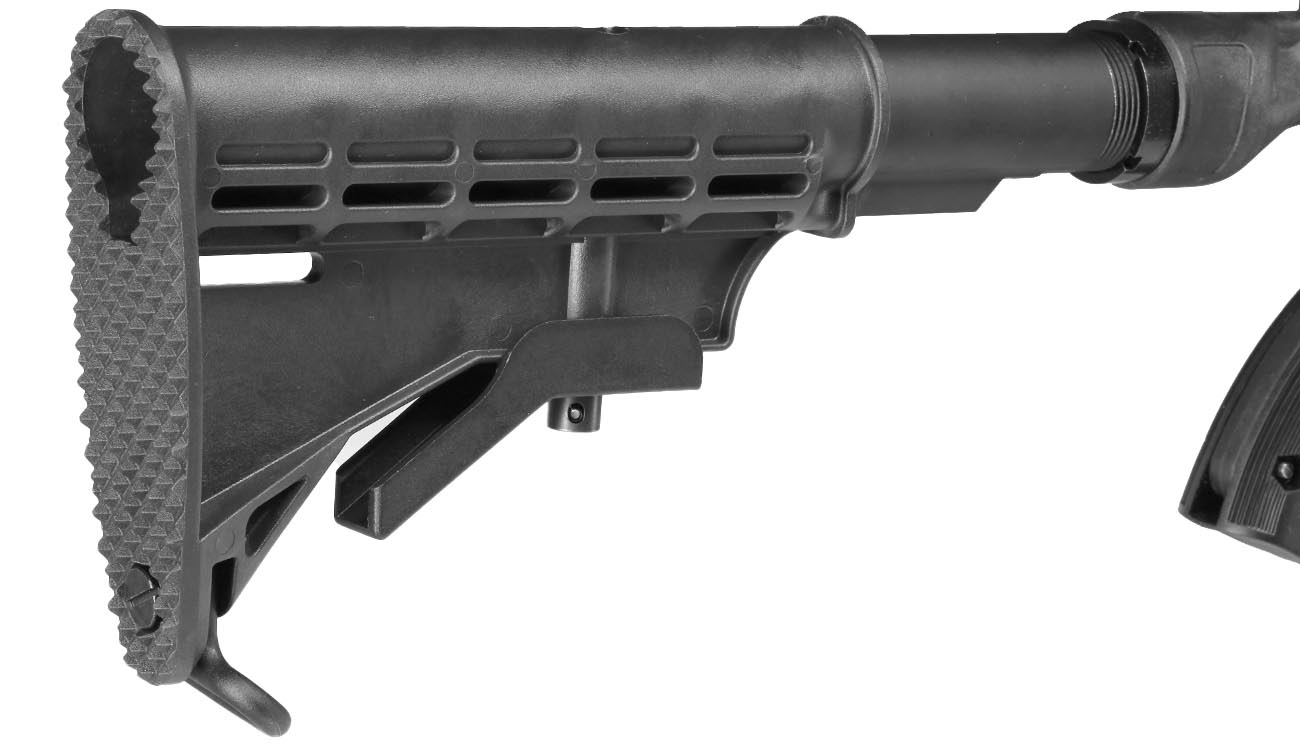 Steambow Repetierarmbrust AR-6 Stinger II Tactical Version 2023 mit Magazin 55 lbs schwarz inkl. 6 Pfeile Bild 11