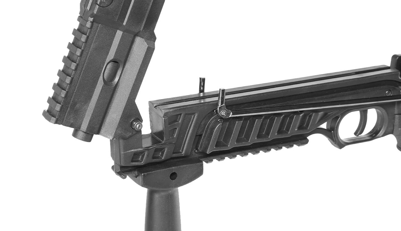 Steambow Repetierarmbrust AR-6 Stinger II Tactical Version 2023 mit Magazin 55 lbs schwarz inkl. 6 Pfeile Bild 4