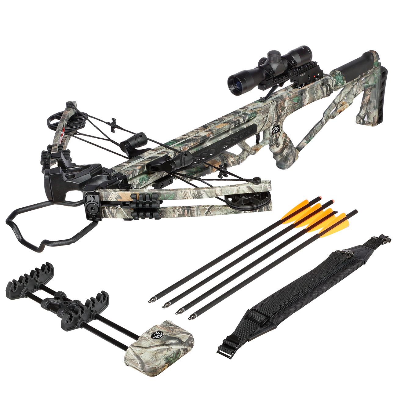 Man Kung Compound Armbrust Jasper XB60 185 lbs Komplettset Forest Camo