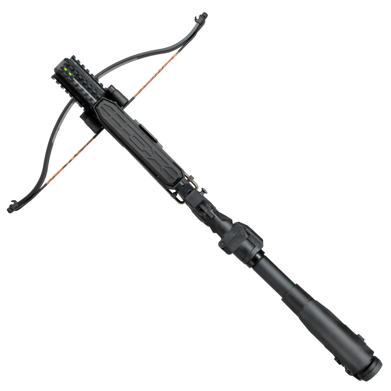 Steambow Repetierarmbrust AR-Series M10 Tactical 75 lbs schwarz Komplettset inkl. Transportkoffer Bild 9