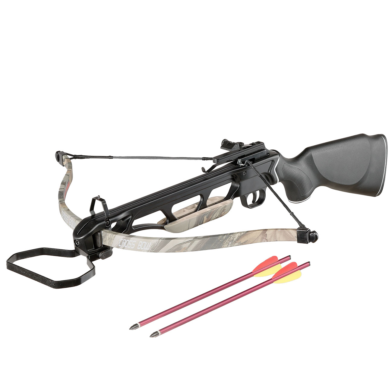 Man Kung Recurve Armbrust Evident 150 lbs Komplettset GOD Camo