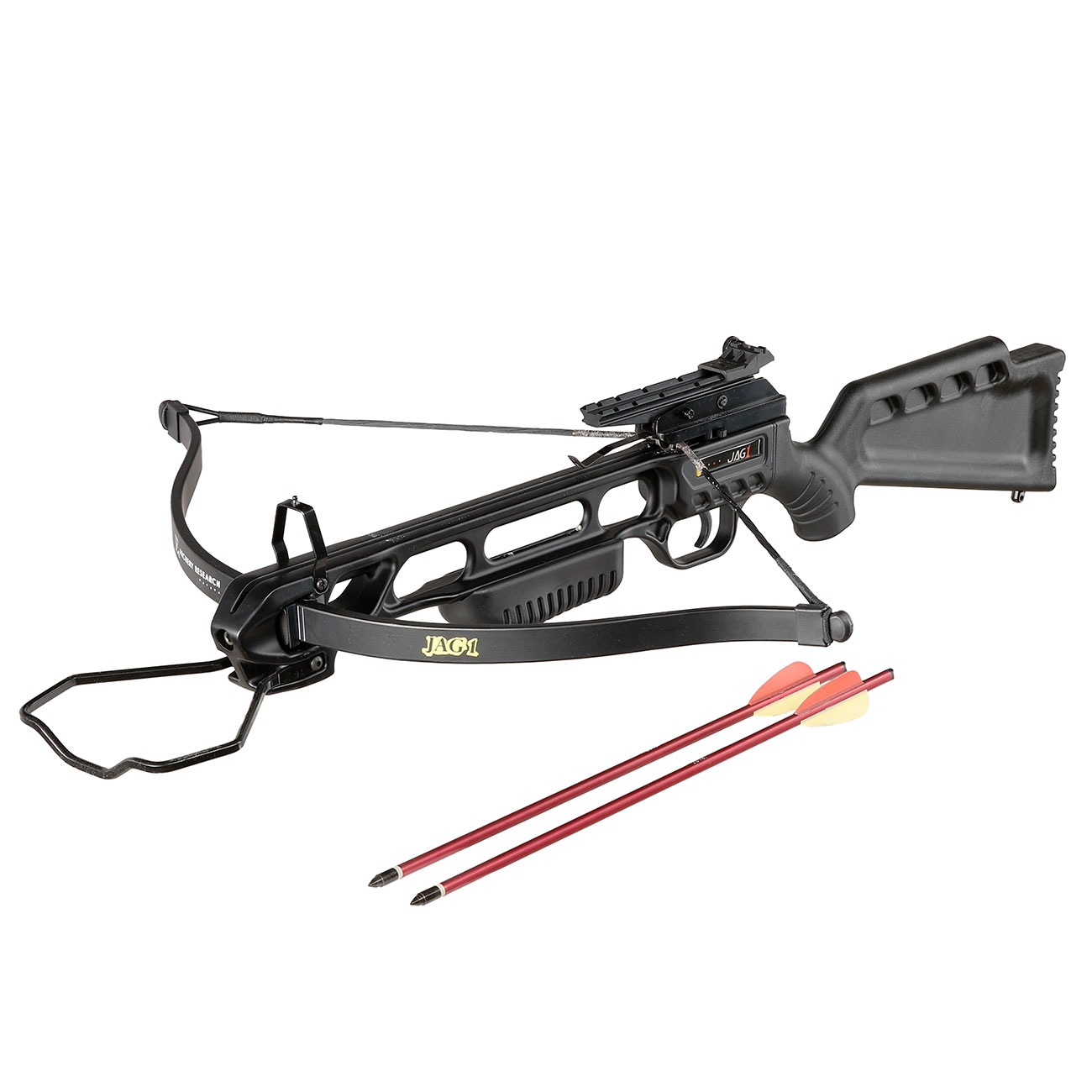EK Archery Recurve Armbrust Jaguar 175 lbs Simple Set schwarz - B-WARE