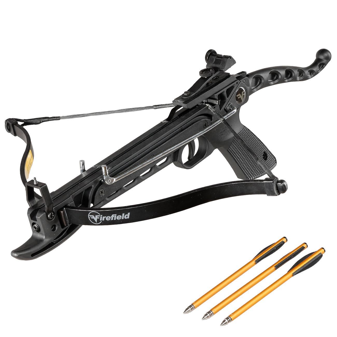 Firefield Pistolenarmbrust The Stinger 80lbs 175 fps schwarz inkl. 3 Bolzen Set