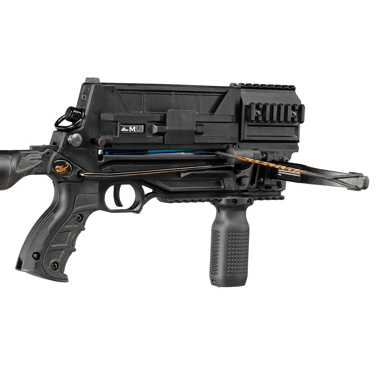 Steambow Repetierarmbrust AR-Series M10 Tactical 75 lbs schwarz inkl. Magazin & bungspfeile Bild 10