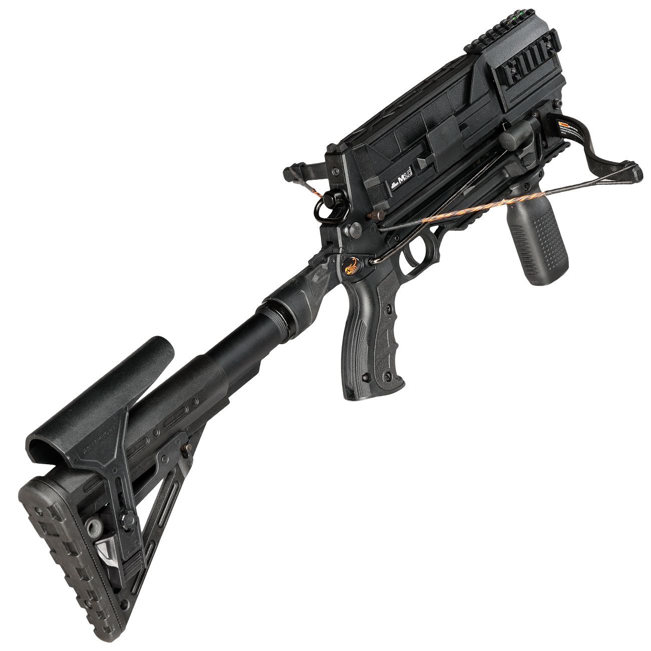 Steambow Repetierarmbrust AR-Series M10 Tactical 75 lbs schwarz inkl. Magazin & bungspfeile Bild 3