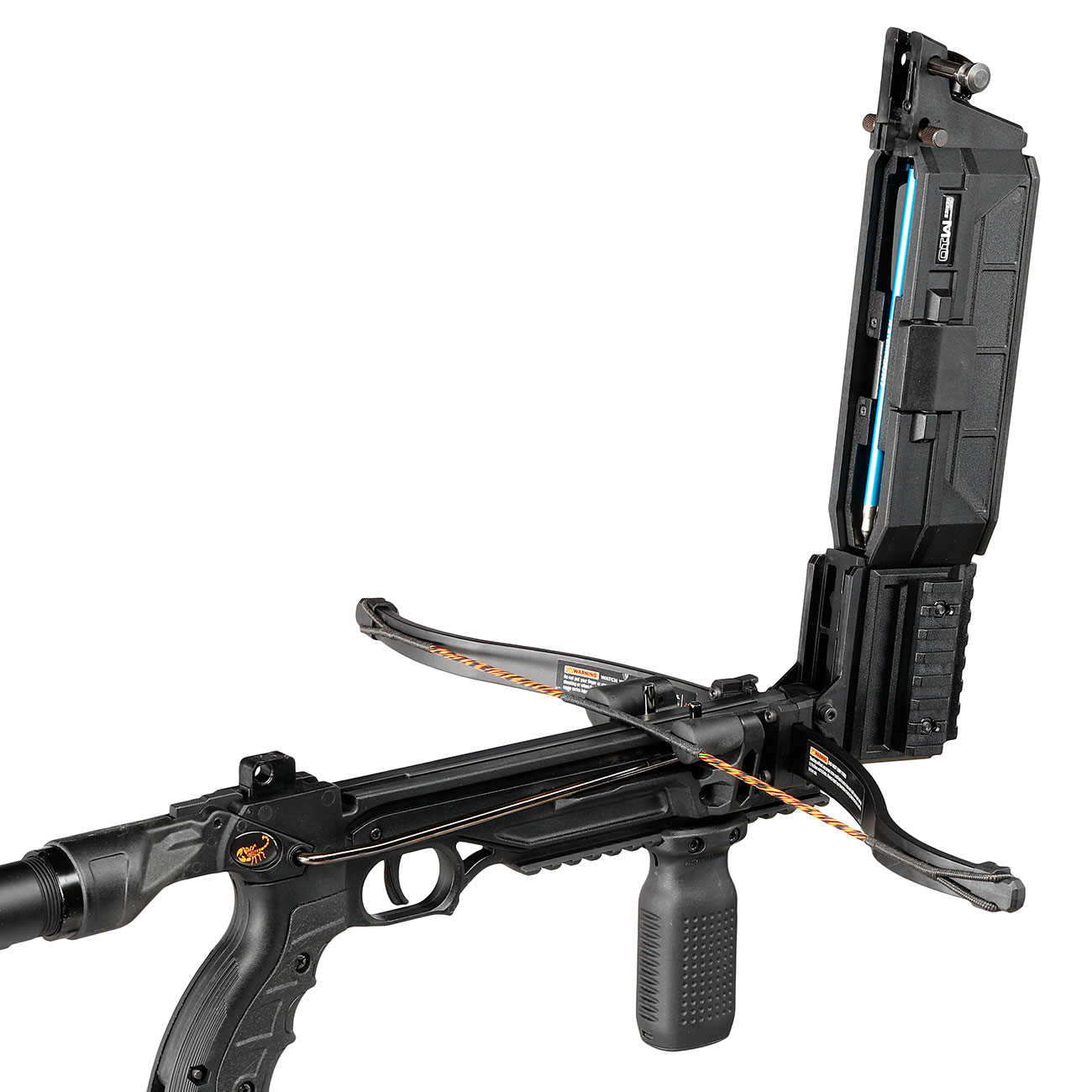 Steambow Repetierarmbrust AR-Series M10 Tactical 75 lbs schwarz inkl. Magazin & bungspfeile Bild 5