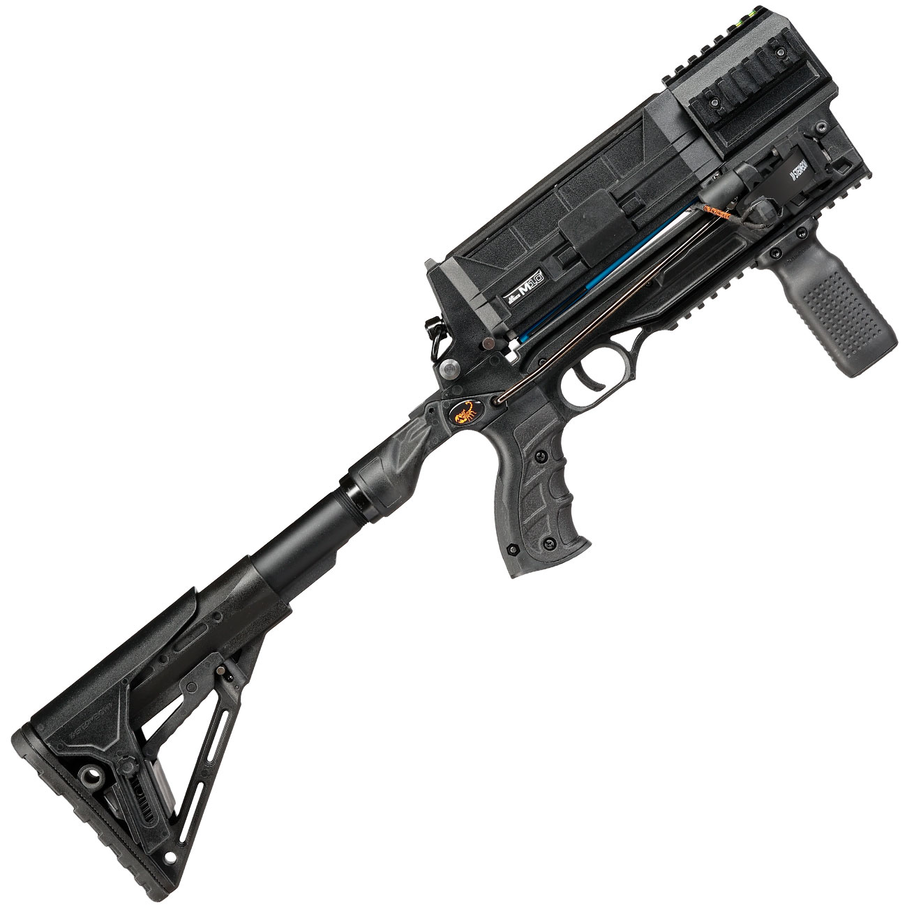 Steambow Repetierarmbrust AR-Series M10 Tactical 75 lbs schwarz inkl. Magazin & bungspfeile Bild 6