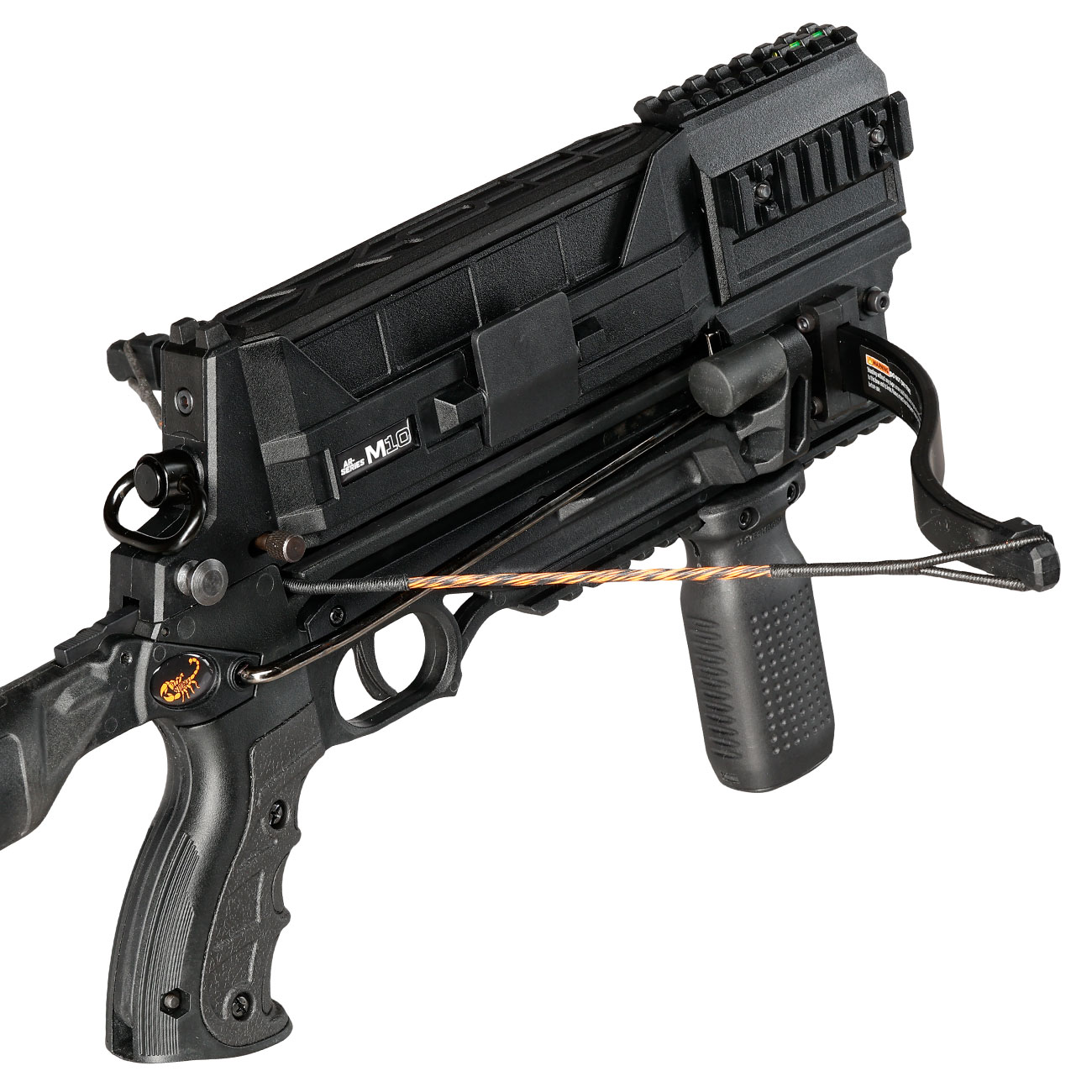 Steambow Repetierarmbrust AR-Series M10 Tactical 75 lbs schwarz inkl. Magazin & bungspfeile Bild 7