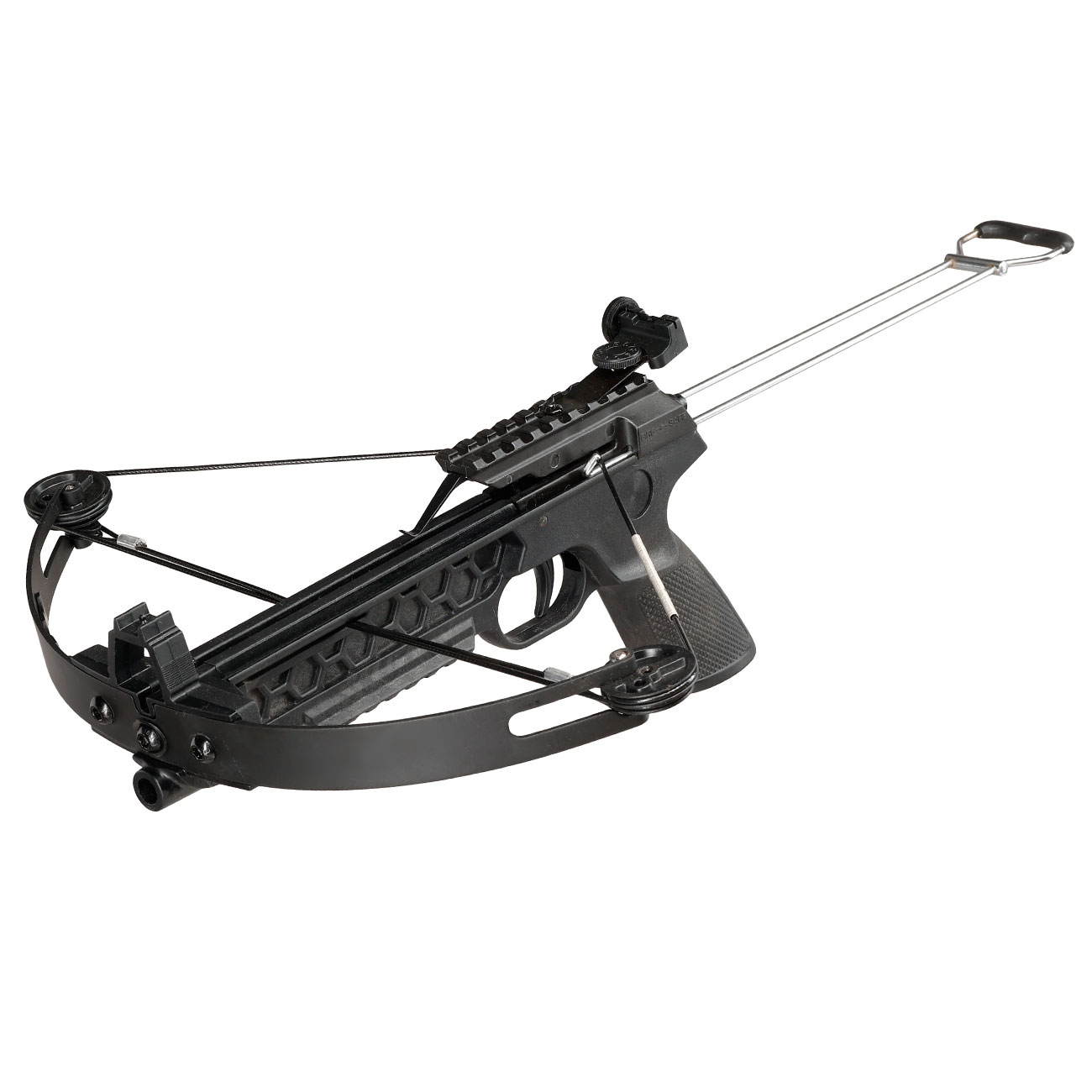 JS-Archery Compound Pistolenarmbrust 50 lbs / 120 fps Set mit 3 Bolzen schwarz Bild 2