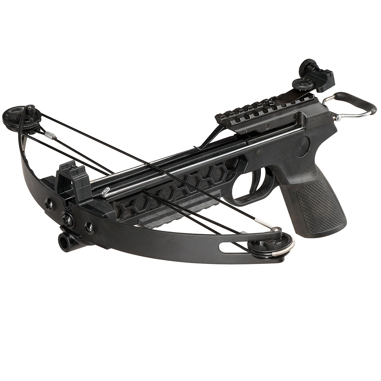 JS-Archery Compound Pistolenarmbrust 50 lbs / 120 fps Set mit 3 Bolzen schwarz Bild 6